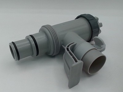 4 '' Grey PVC Bulkhead Fitting Water Tank Connector Plumbing NPT Rain Barrels