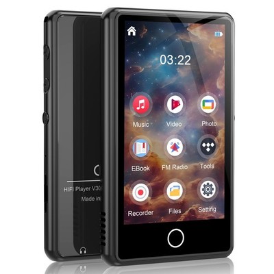 80GB MP3 Music Player with Bluetooth, 3-inch Portable MP4 Player Support All ...