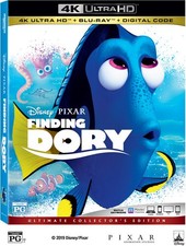 Finding Dory Used Very Good 4K UHD Blu-ray With Blu-Ray, 4K Mastering, Ac-3/