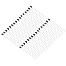 50Pcs 10K Ohm MF52-103 5% NTC Thermistors Resistors,  Black