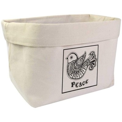 Große Canvas-Organizer-/Aufbewahrungstasche ''Friedenstaube'' (OR00005690)