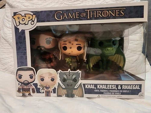 Funko POP Game of Thrones 3-Pack - Khal, Khaleesi, And Rhaegal