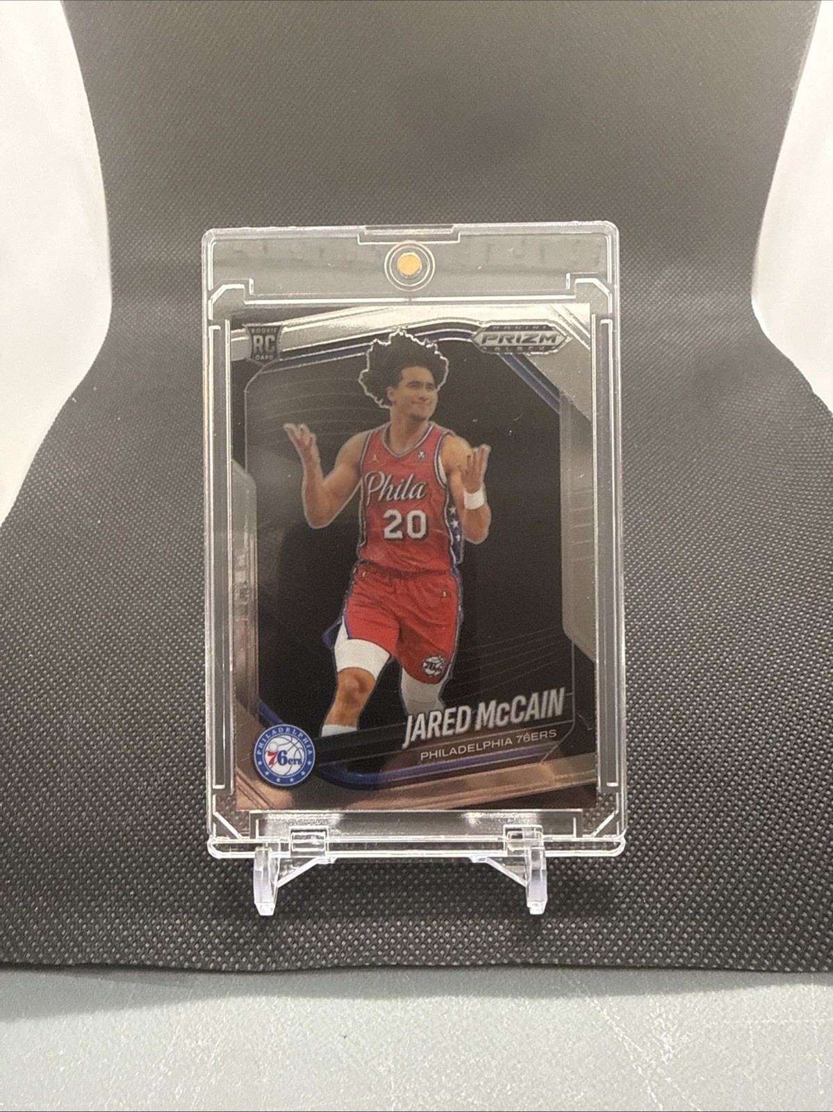 2024-25 Panini Prizm Black - Jared McCain, Jared McCain #80 Silver Prizm (RC)