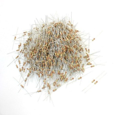 1000Pcs 1/ 4W 2.2 Ohm 5% Tolerance Carbon Film Resistor Axial Lead 48 mmx3 mm Kd