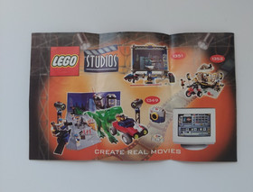 VINTAGE LEGO Studios  #1355 Temple of Gloom 99% COMPLETE WITH MANUAL 