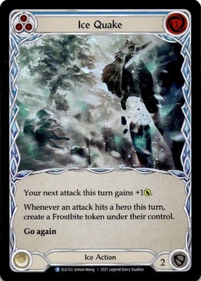 Ice Quake (Blue) NM (Foil) Rare Tales of Aria Flesh and Blood