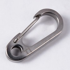 Climbing Hanging Hook Key Buckle Clip Ring Keychain Carabiners Hiking Outdoor