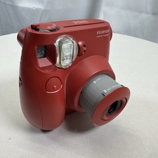 Fujifilm Instax Mini Instant Camera RED Untested But Powers On