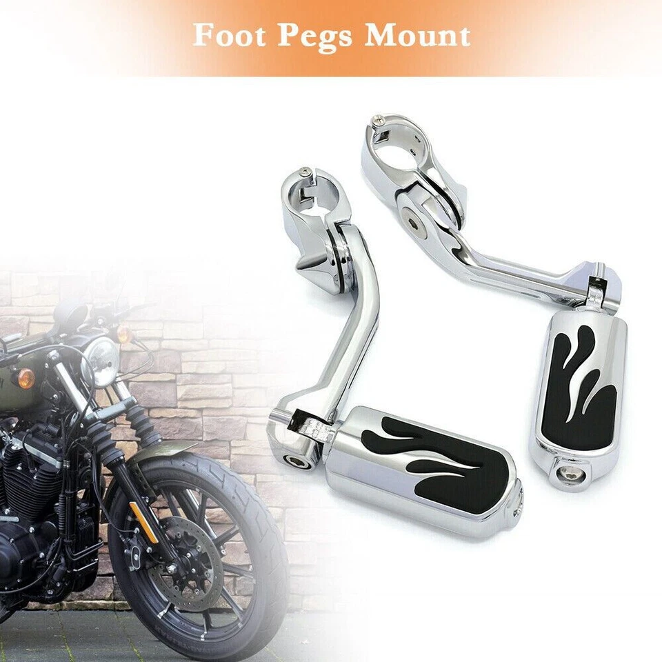 Pedal reposapiés pedal moto reposapiés para Harley Breakout 2013-2020 Foto 3 de 4