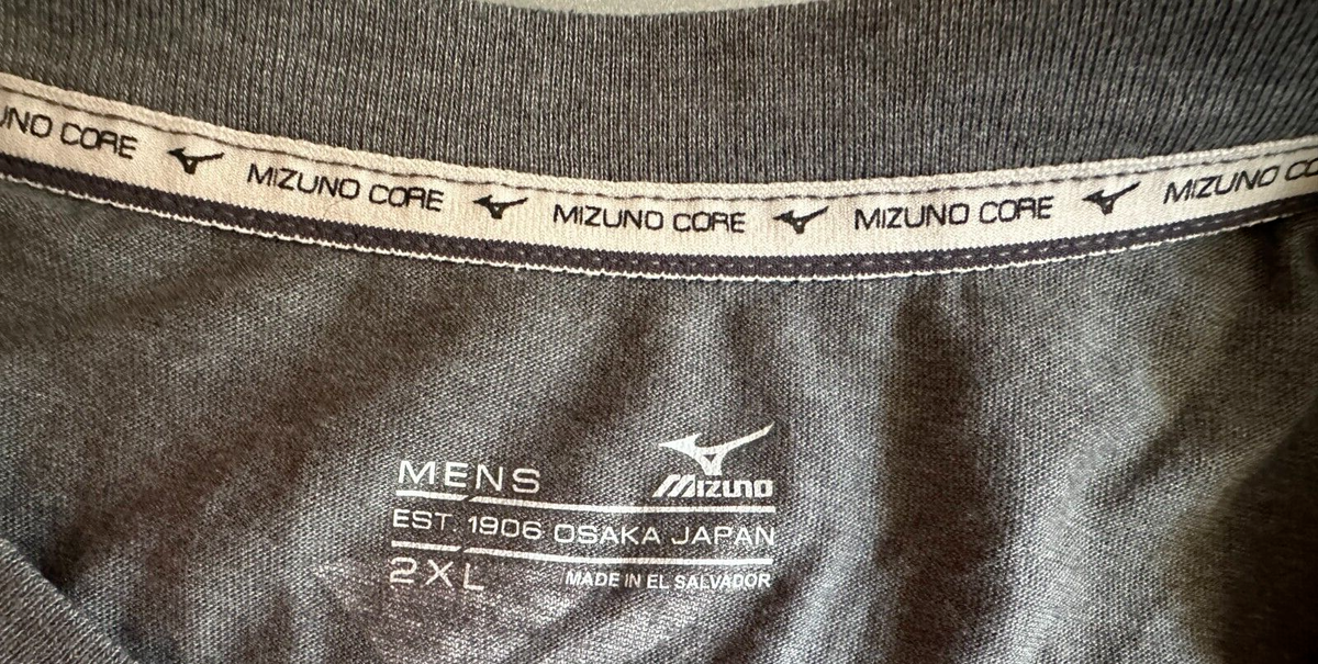 Mizuno Atlanta Track Club Sport Men's Gray Running T-shirt Size