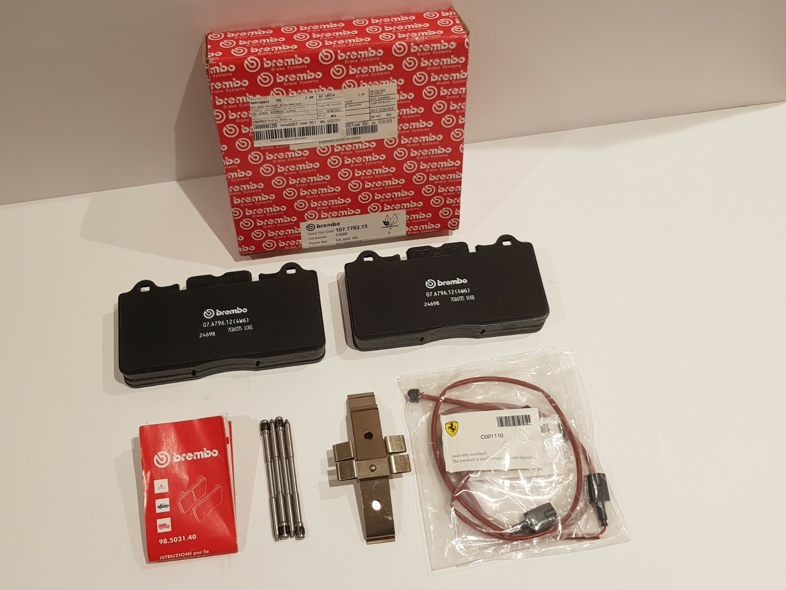 🚀Ferrari 458 Italia & 458 Spider Front Brake Pad Kit