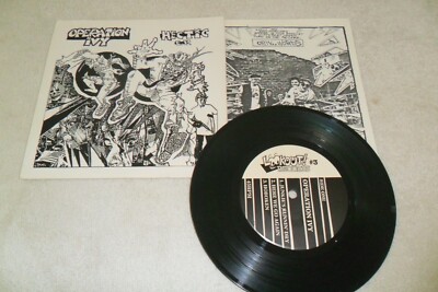 OPERATION IVY - HECTIC 7'' + BOOKLET KBD PUNK ROCK HARDCORE EX/EX