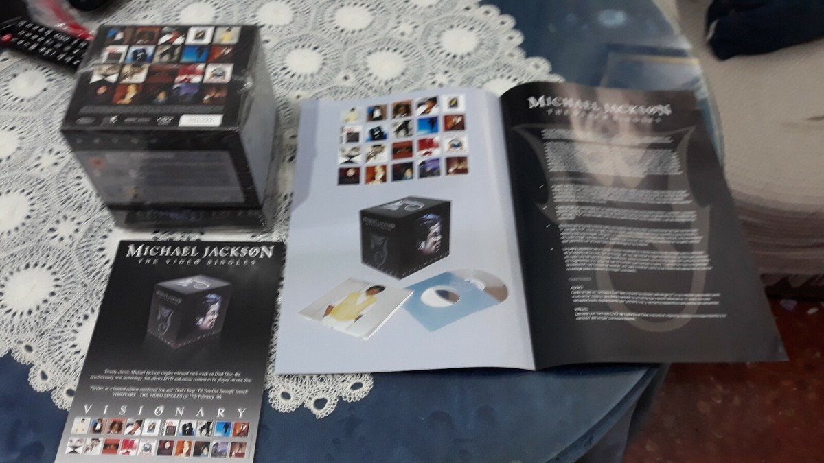 MICHAEL JACKSON-VISIONARY BOX SET-20 DUAL DISC+ HOJA MICHAEL JACKSON-VISIONARY BOX SET-20 DUAL DISC+ HOJA