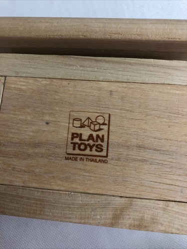 Plan Toys Living Room Small World Toys Wooden Dollhouse Furniture #7307 Complete - Picture 11 of 11