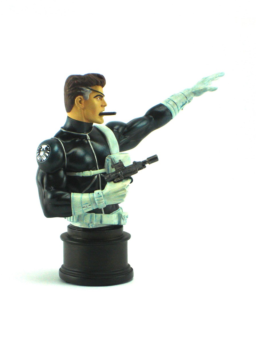 ✷ NICK FURY AGENT OF SHIELD MINI-BUST Bowen Marvel Nick Fury Agent of Shield Mini-Bust 0003/2000