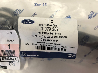 Genuine Ford Oil Level Indicator Tube 1079287 for sale online | eBay 