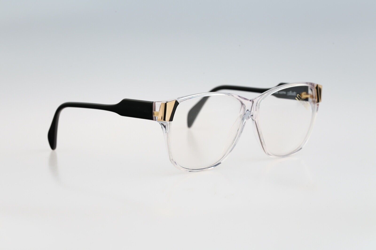 Silhouette M 1710 C 5523, Vintage 90s clear square wayfarer eyeglasses frames Cena oryginalnego produktu