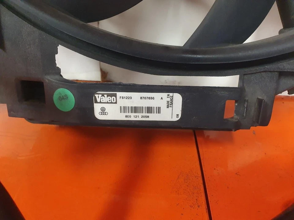 AUDI A4 FAN DUAL FAN ASSY, 2.0, B6, P/N 867009H, 07/01-02/05, p/n, 8E0121205M - image 3 of 4