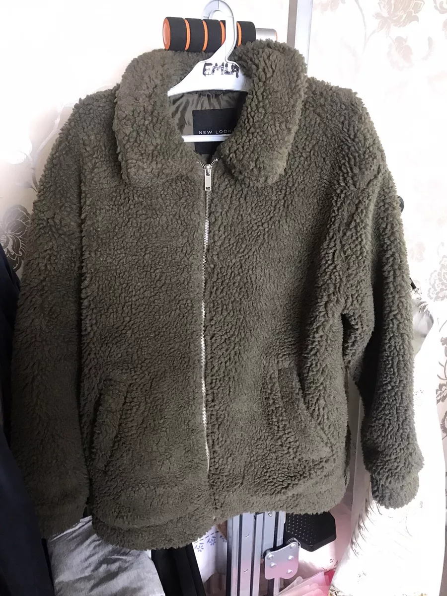 Teddy shop coat khaki