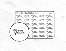 2836~~Visit Cemetery Planner Stickers