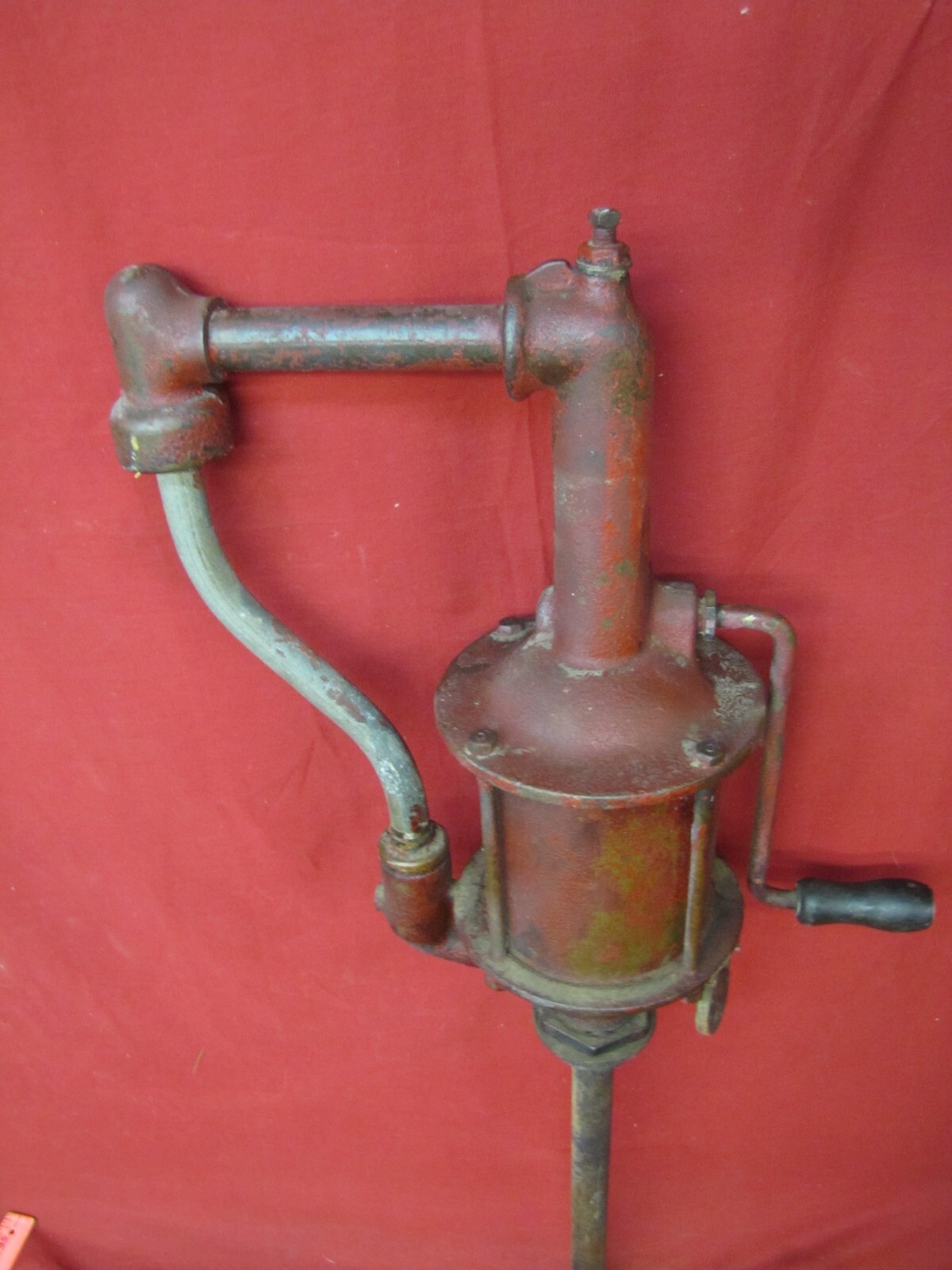 Vintage Oil Pump Dispenser Lubester Hand Pump Gas Oil Service Station