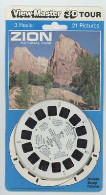 Zion National Park Utah View-Master 3-Reel Packet Sealed Mint New