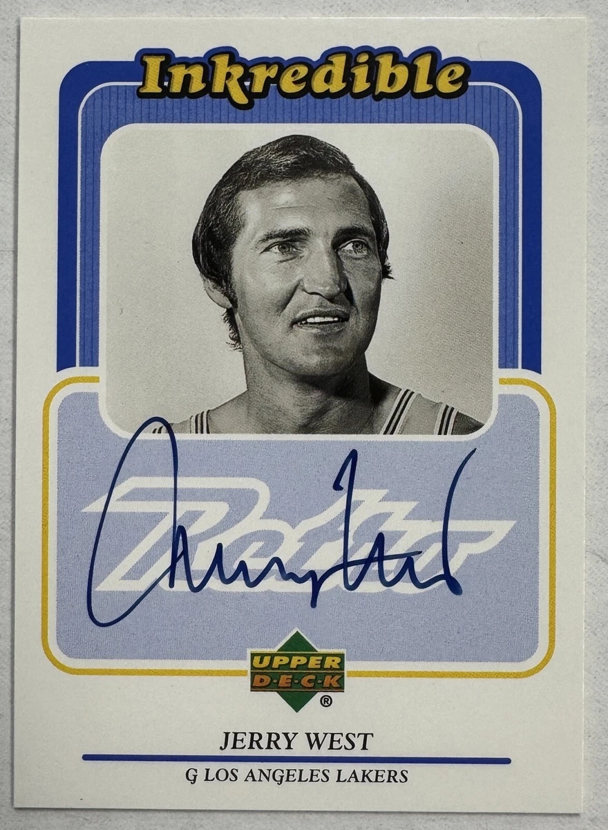 その他 Jerry West Auto upper deck Upper Deck Jerry West Basketball Autographed Sports Trading Cards