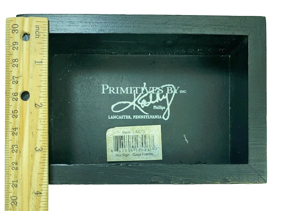 Letrero de caja Good Friends Stars Always There placa primitivas Kathy angustiada Foto 4 de 4