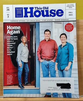 This Old House Magazine FALL 2021 Life-Stage Remodeling Ideas Home Again - Image 1 of 4