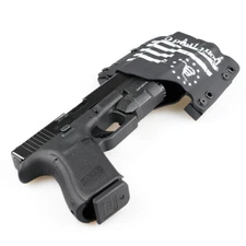 OWB Holster for INFORCE APLc COMPACT - 50+ Gun Models - DON'T TREAD B&W FLAG