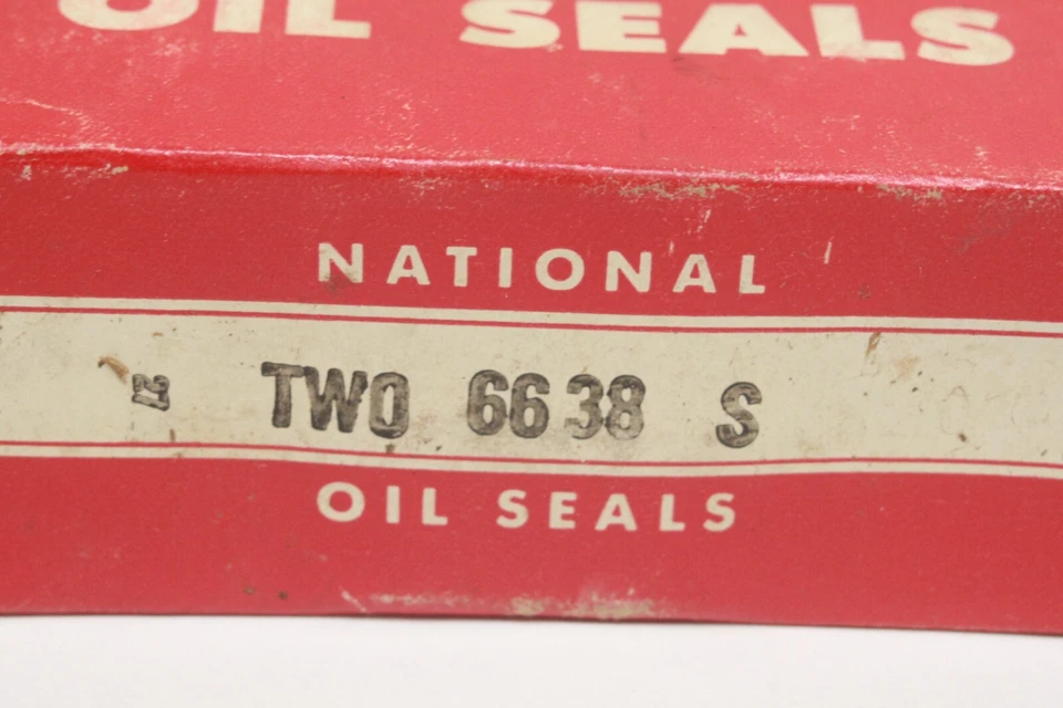 Pair NOS Vintage Truck Wheel Oil Seals Parts GMC Ford Dodge Chevrolet 6638S - Image 2 of 4