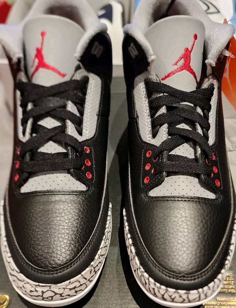 Nike Air Jordan 3 Retro MCS Baseball Cleats Black Cement Nike Air Jordan 3 Retro MCS Baseball Cleats Black Cement