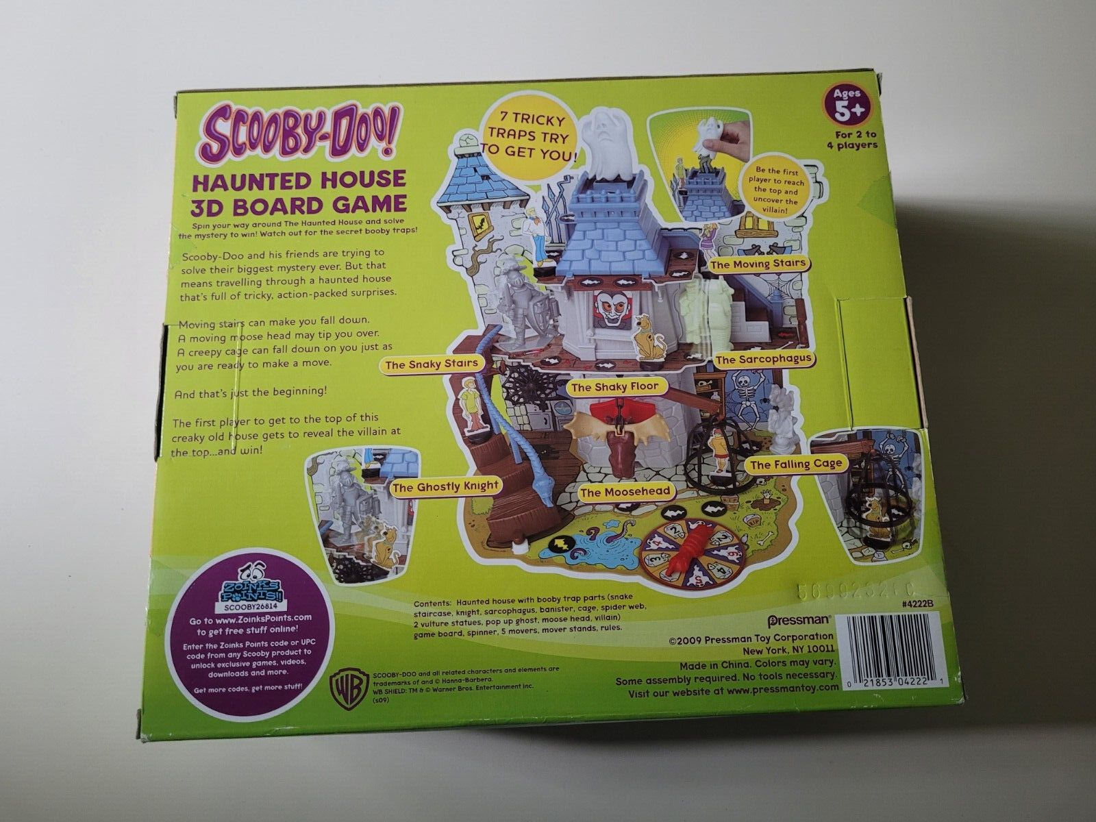 scooby doo haunted house 3d board game