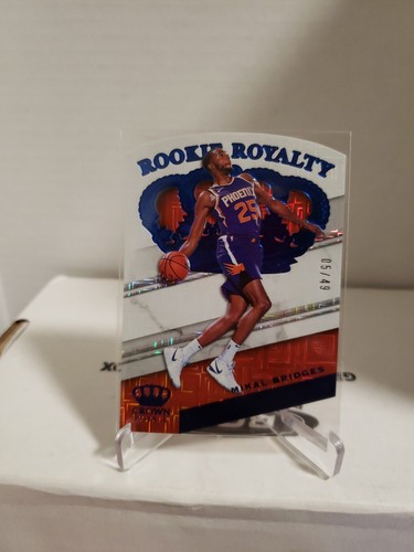 Mikal Bridges [Blue] #40 2018 Panini Crown Royale Rookie Royalty card