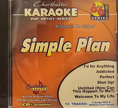40352 SIMPLE PLAN    CHARTBUSTER KARAOKE CDG