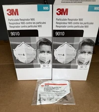 2 Box of 50 - 3M 9010 N95 Particulate Respirator Face Mask - New