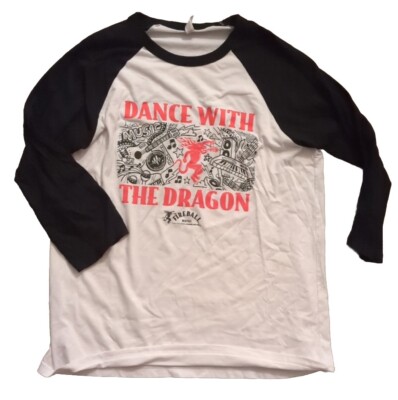 Fireball Whiskey Dance With The Dragon Limited Baseball Jersey Size L, Large 