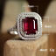 miniature 35  - Women 925 Silver Cubic Zirconia Ring Wedding Engagement Jewelry Rings Size 6-10