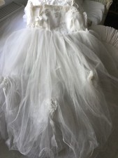Vintage White Wedding Dress Ballet Dress with Tutu Ballet Dress & Tulle Skirt 5 Layer