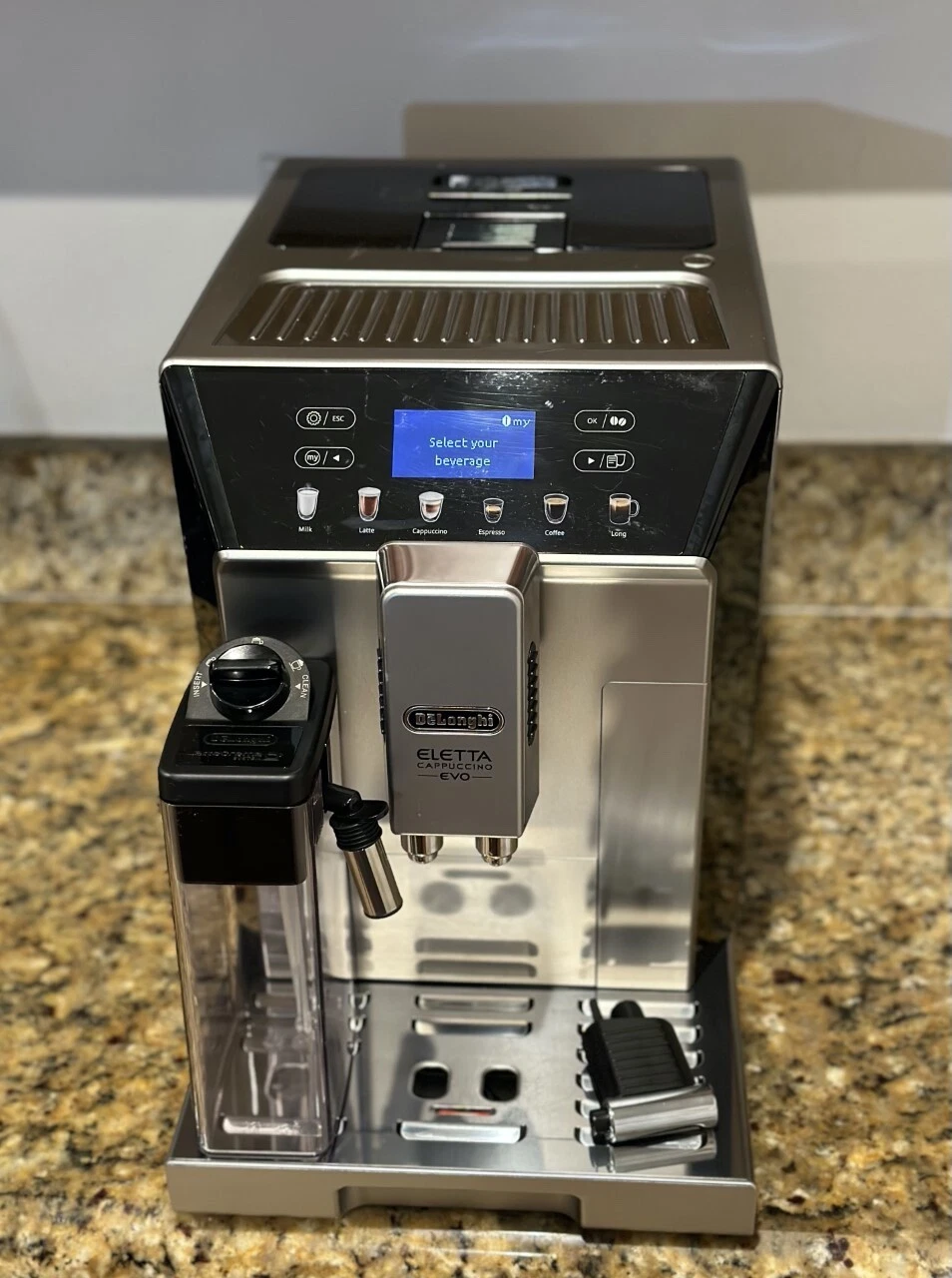 Delonghi ECAM46860S Eletta Evo Automatic Espresso Cappuccino Coffee Maker
Opens in a new window or t