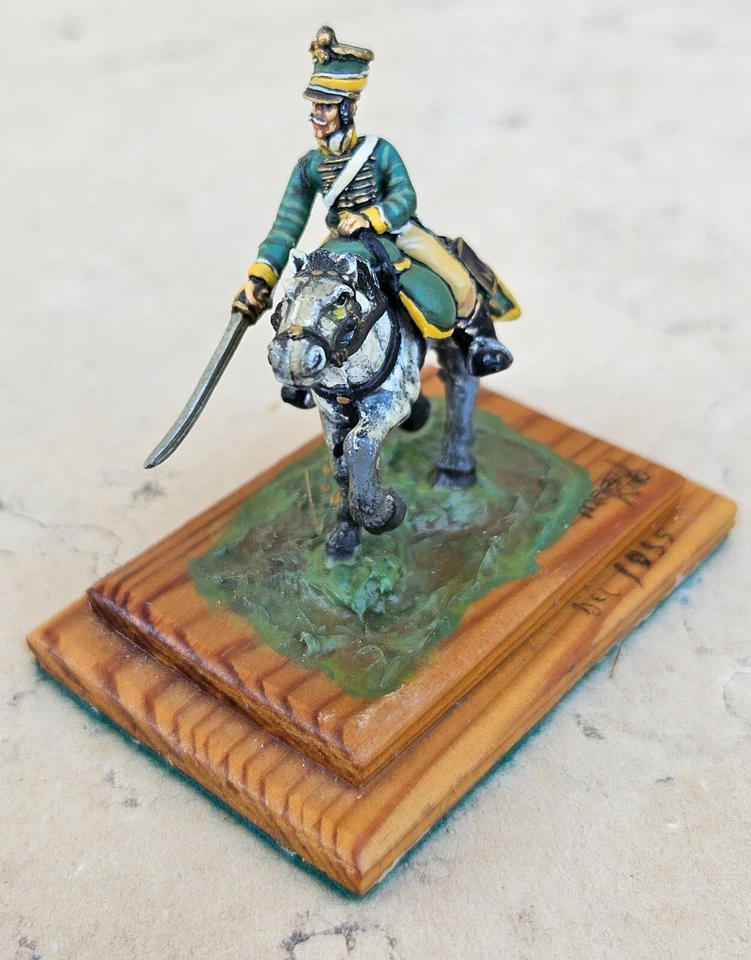 Cavaleiro Napoleonic Wars pintado à mão modelo de lata por Martin Kine, Heavy - Imagem 2 de 4