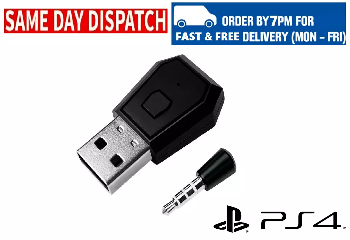  USB Bluetooth Adapter Dongle for PS4, Wireless