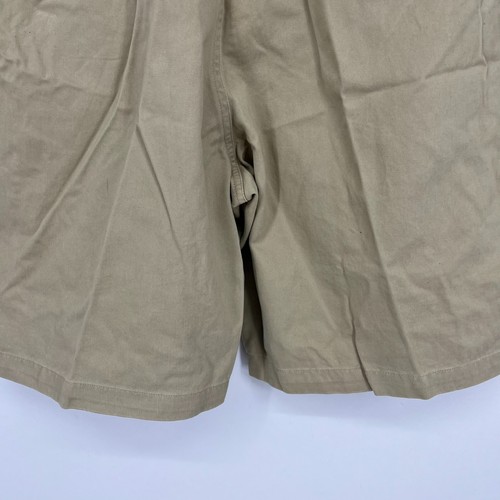 OP Ocean Pacific Shorts Men's XL Beige Elastic Waist Pockets Vtg Y2K New NOS - Picture 9 of 12