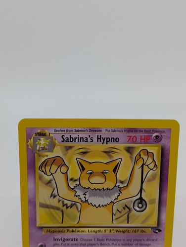 Pokémon TCG Sabrina's Hypno Gym Challenge 56/132 - non holo, non comune, LP - Foto 2 di 6