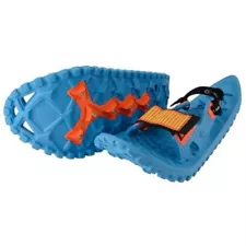 Crescent Moon Snowshoes Youth One Size Lightweight Traction Easy On/Off Blue