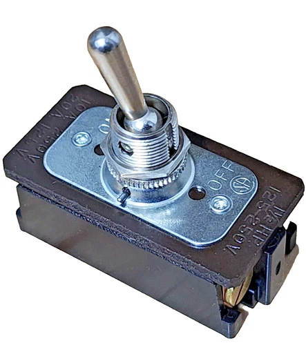 Carling EK204-73XG, 2X633 Toggle Switch 125-250Vac, 2-Poles, 20 Amp