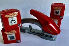 Empunchlar Punch Embossing Tool with 4 NEW Punches. For Scrapbooking Card Making