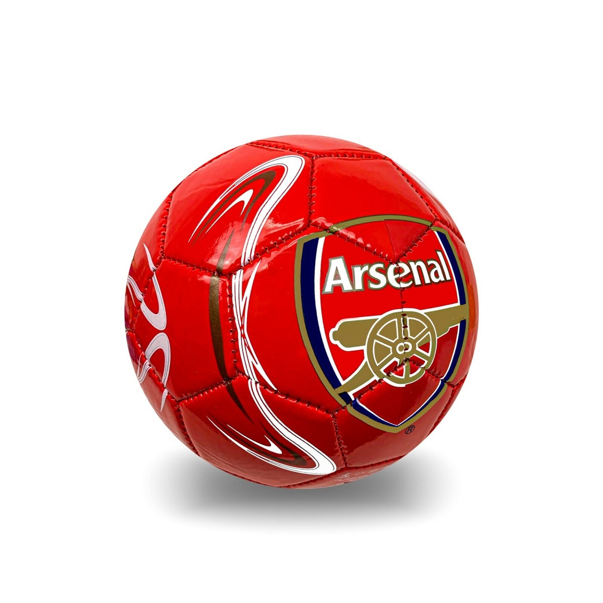 Official Rhinox Size 2 Arsenal Soccer Ball - Licensed FC Mini Ball