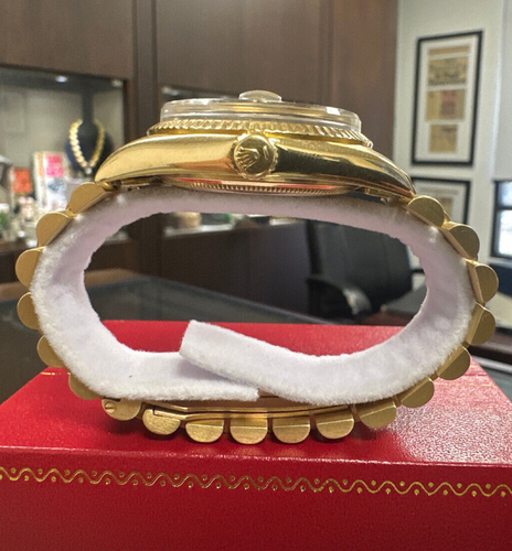 Mens VINTAGE Rolex Day-Date President Watch 18k Yellow Gold 36mm - Picture 4 of 5