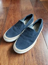 Clarks Marine Pearl Navy Ultimate Collection Womens Slip Ons Size 5.5